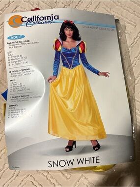 California Costumes Snow White Dress - Blue, Yellow, Red